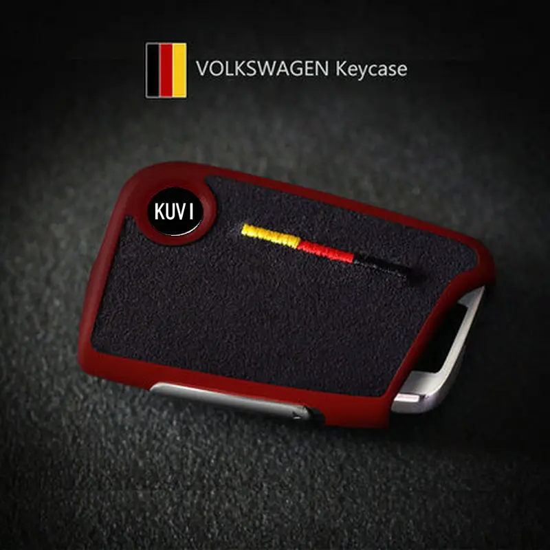 Замшевый автомобильный чехол для ключей, чехол для Volkswagen VW Golf 7 mk7 сиденье Ibiza Leon FR 2 Altea Aztec для Skoda Octavia