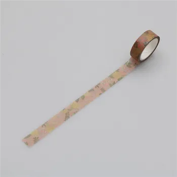 

1pc Diy Scrapbooking Bonito Flores Dos Desenhos Animados Fita Washi Mascaramento Fita Adesiva Decorativa Decor 15mm*7m