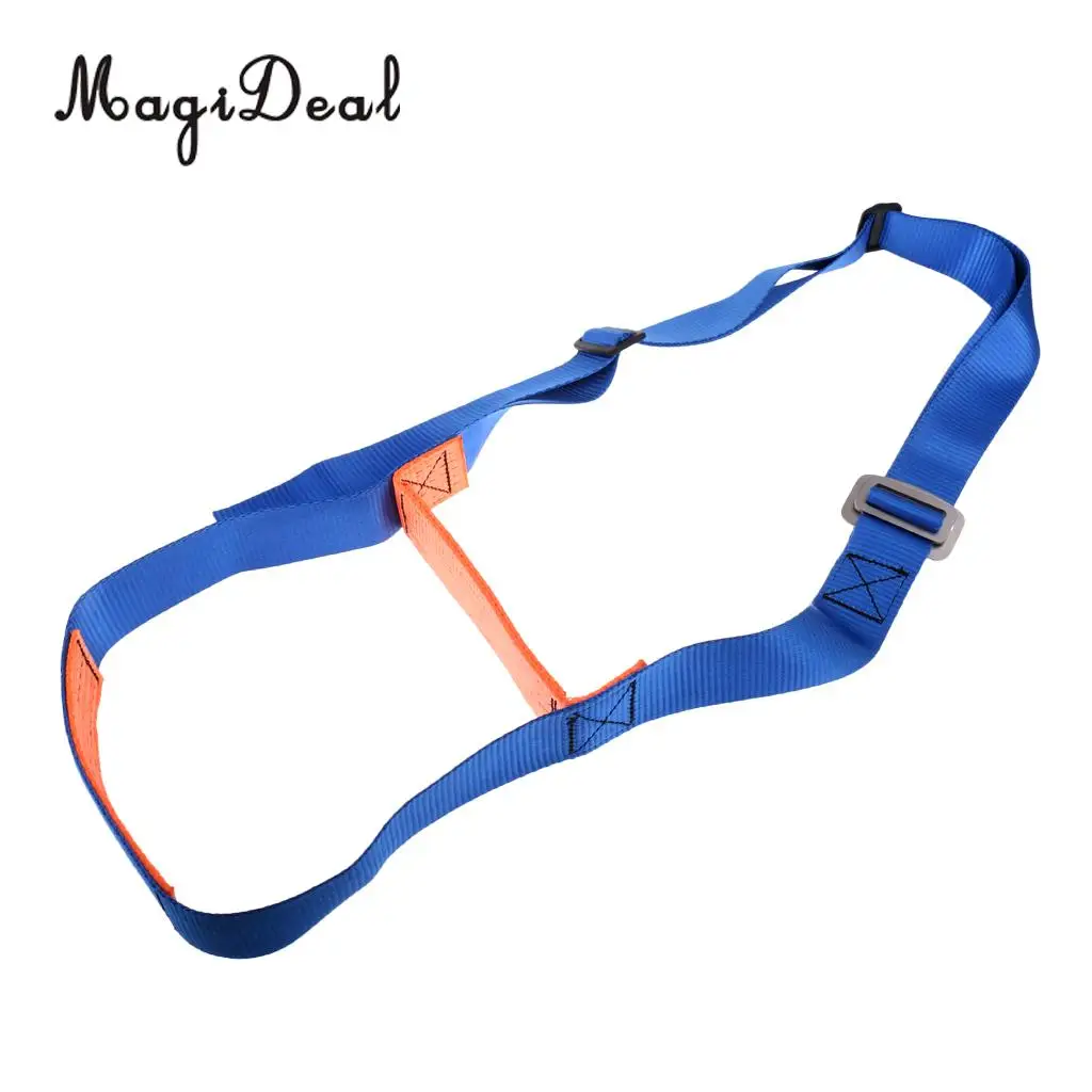 MagiDeal Heavy Duty High Strength Strong Soft Webbing Inflatable Boat Dinghy Marine Yacht Rib 2 Step Boarding Ladder Adjustable