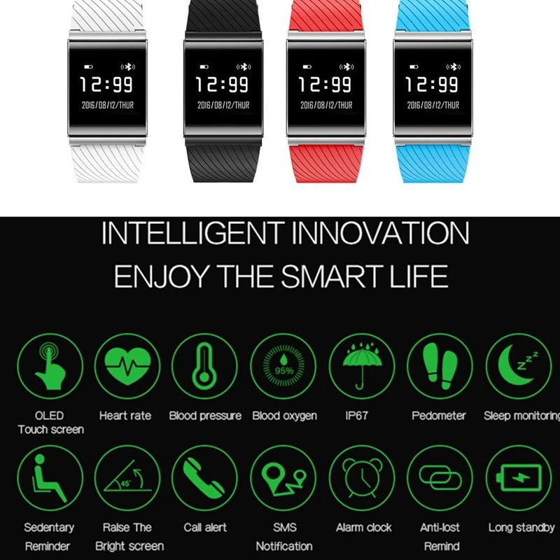 Смарт часы ALANGDUO X9PLUS для мужчин и женщин монитор сердечного ритма фитнес трекер