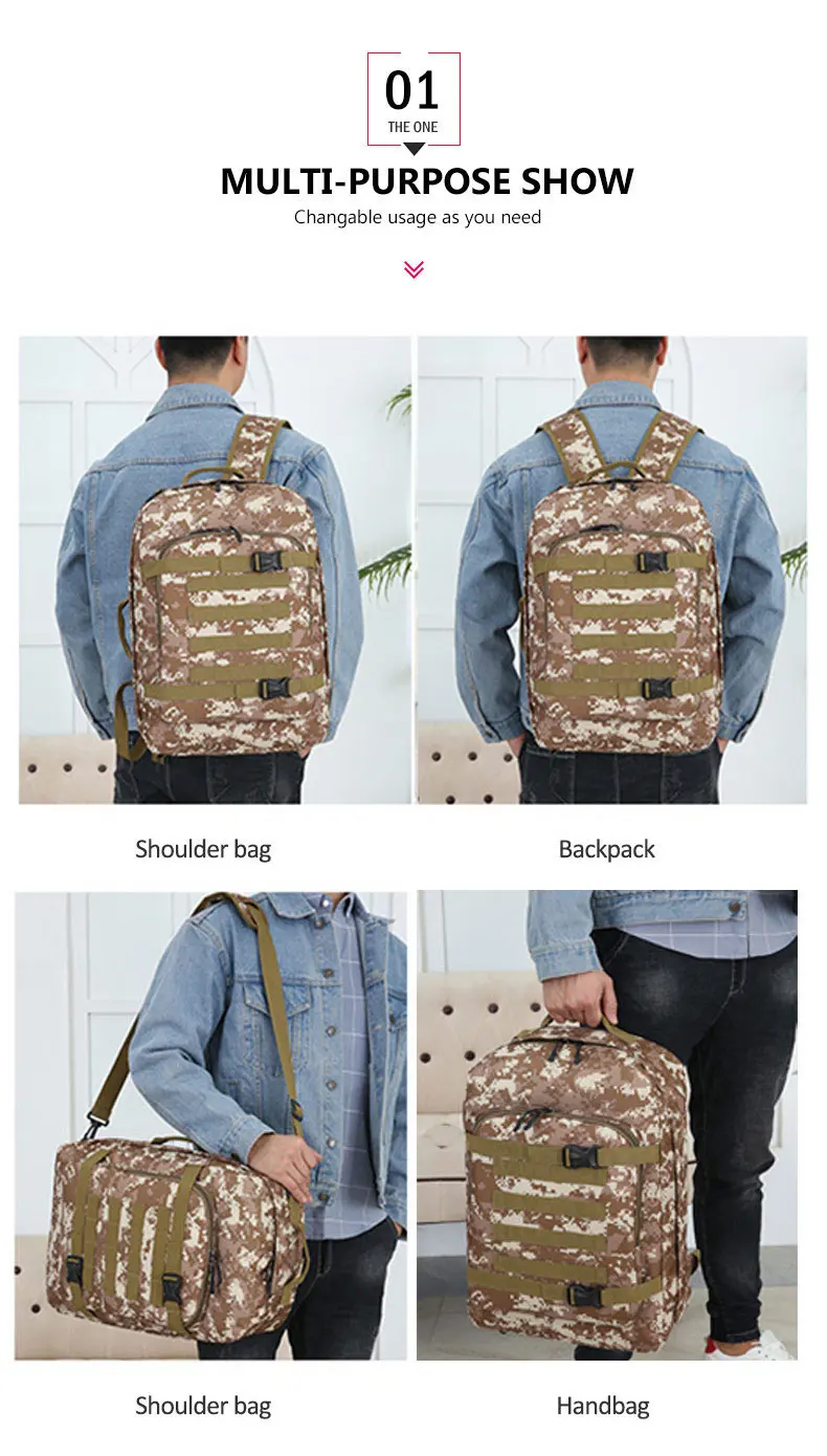 Военная тактическая сумка, рюкзак для кемпинга, армейский рюкзак, сумки для походов, mochila militar, уличный рюкзак для путешествий, мужская сумка, XA727WA