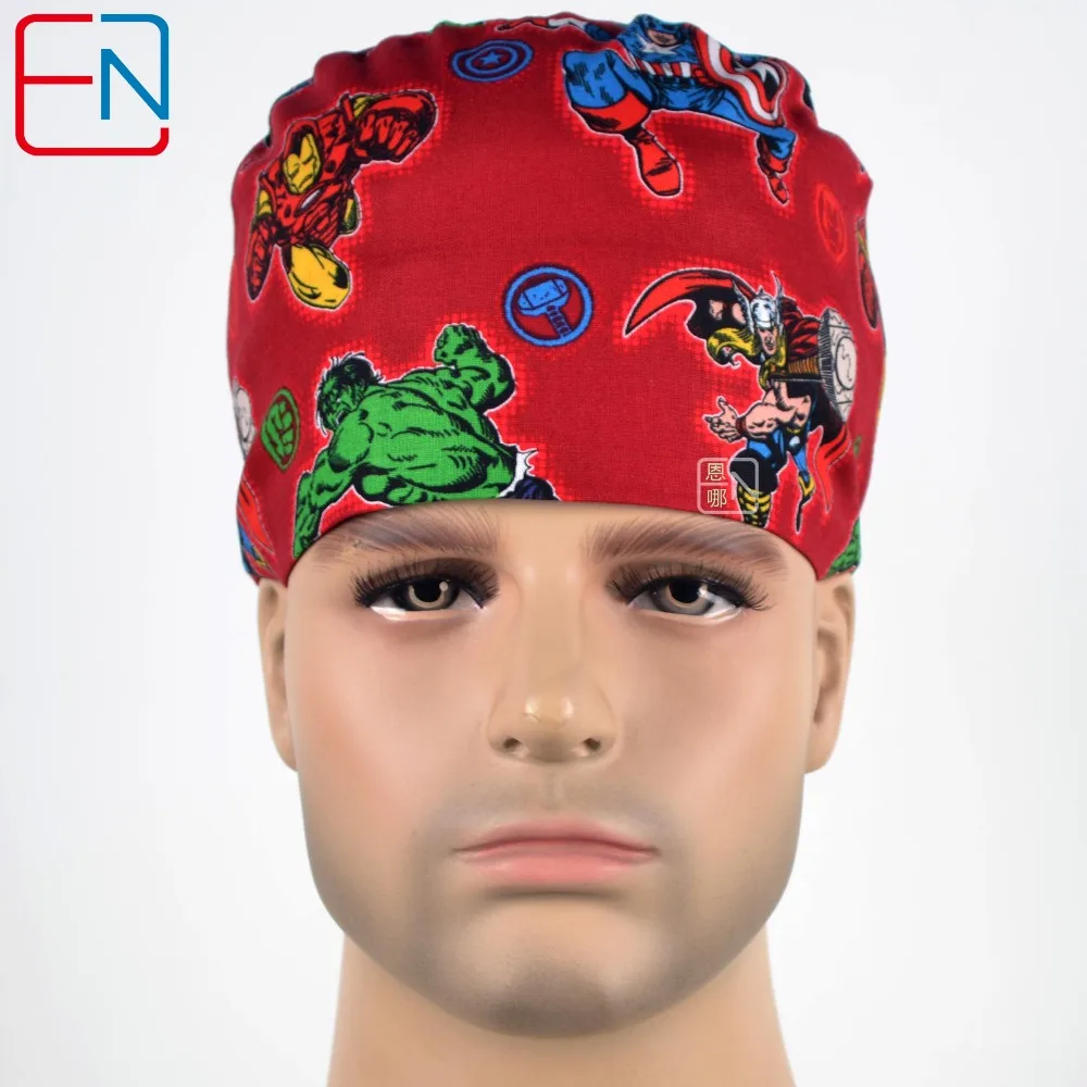 

HIGH QUALITY Unisex Surgical caps in dark blue MEDICAL CAPS SKULL HATS