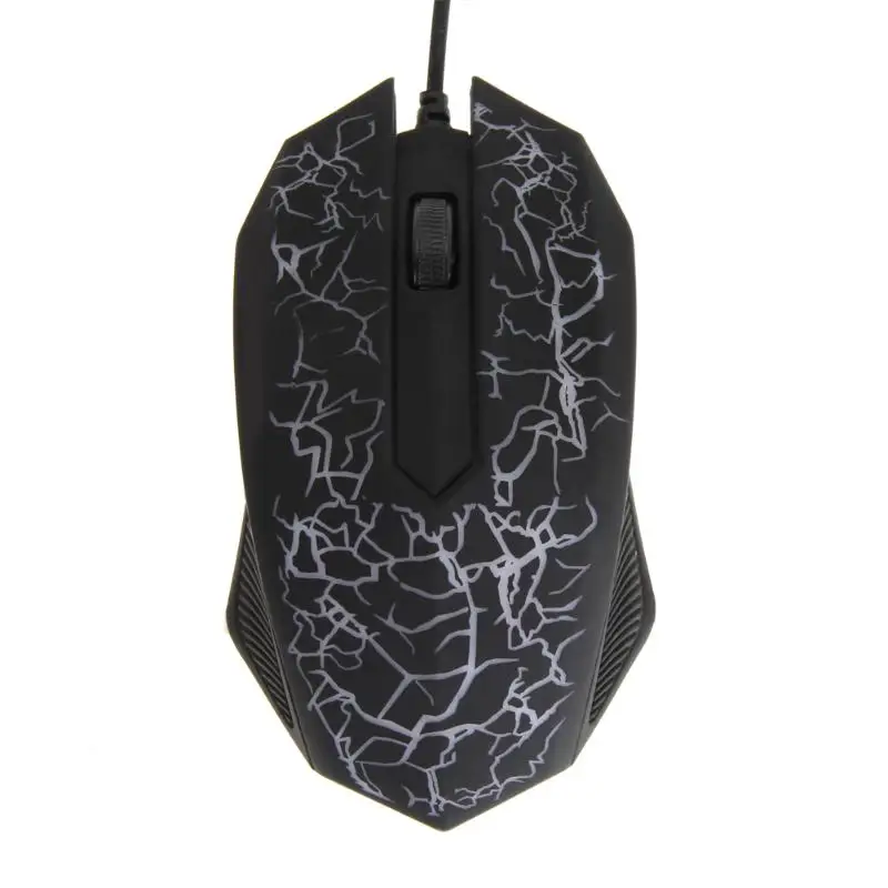

USB Mouse 3 Buttons Optical Gaming Game Mouse 7 Colors LED for PC Laptop
