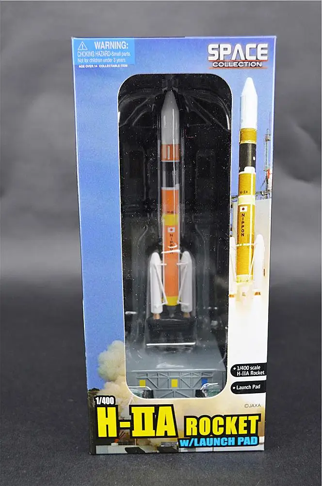 DRAGON H-IIA ROCKET w/Launch PAD 1/400 Diecast Rocket Model |
