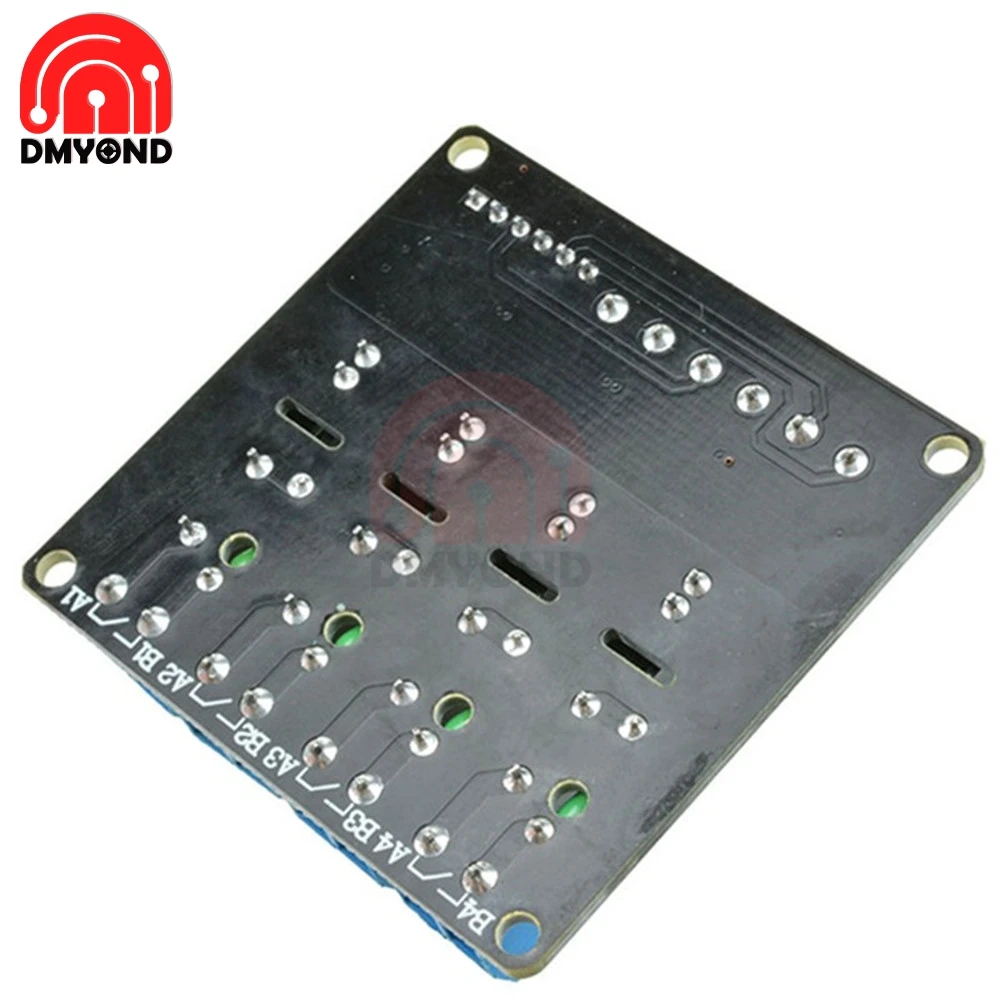 OMRON DC 5V 4CH 2A 4 канальный твердотельный релейный модуль с высоким и низким уровнем