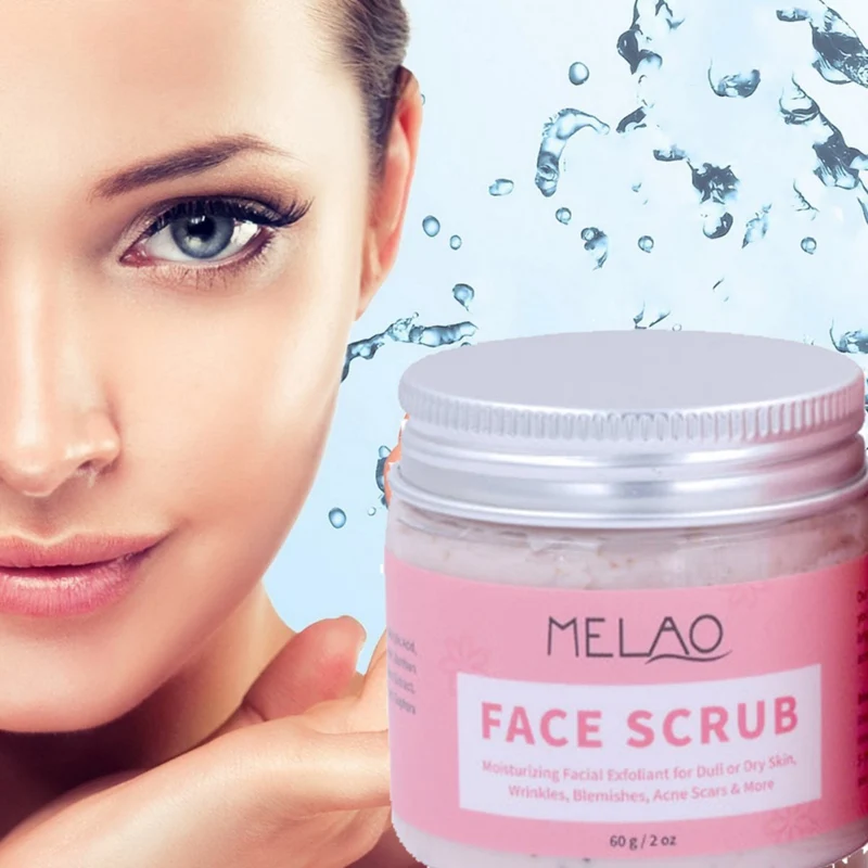 

60g Moisturizing Exfoliation Face Exfoliator Control Oil Shrinking Pores Exfoliating Cream Facial Scrub Cream
