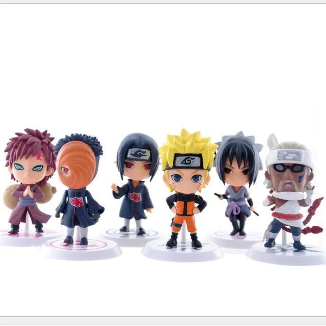 Japanese Anime Naruto PVC Action Figure Toys Gaara Uzumaki Sasuke Oroc 21pcs//set