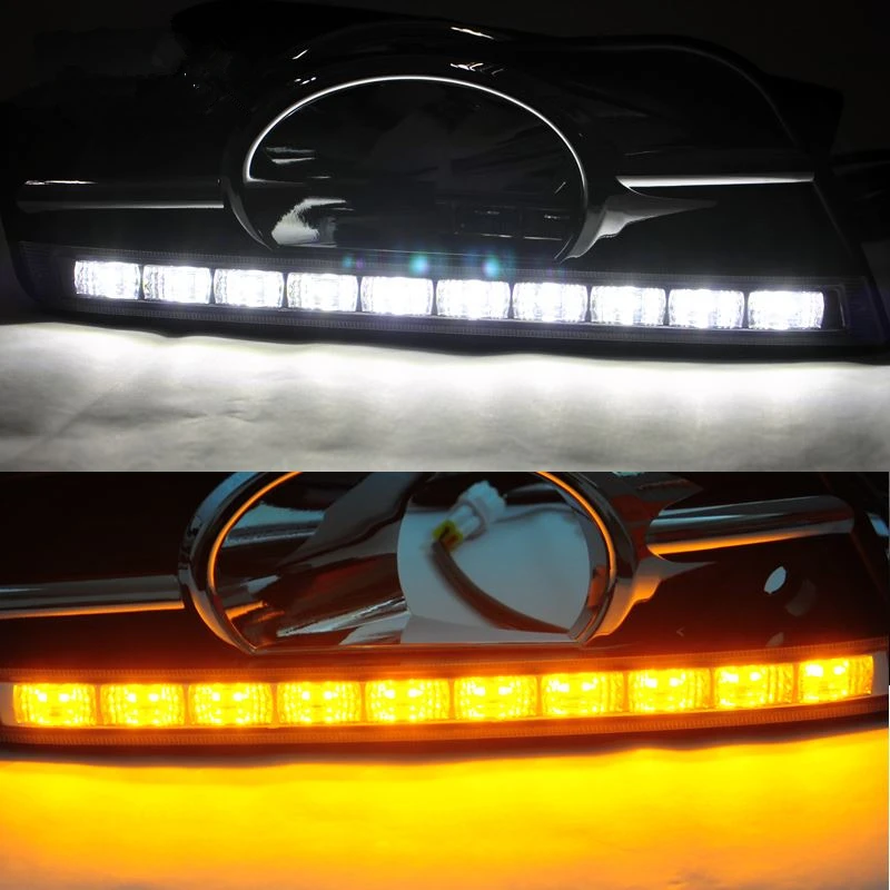 

Turn Signal and turn off style Relay 12V Car LED DRL Daytime Running Lights For Chevrolet Cruze 2009 - 2013 with fog lamp hole