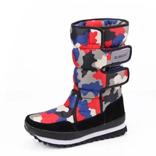 Женские зимние сапоги; Женская водонепроницаемая обувь на плоской подошве; ; Botas Mujer Botas femininas de inverno