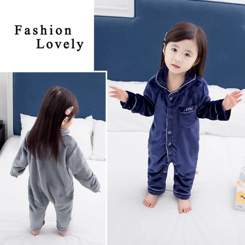 COOTELILI Kid Baby Rompers Newborn Clothing Fleece Long Sleeve Jumpsuits Boys Girls Outerwear Costume Baby Gift Children Clothes (4)