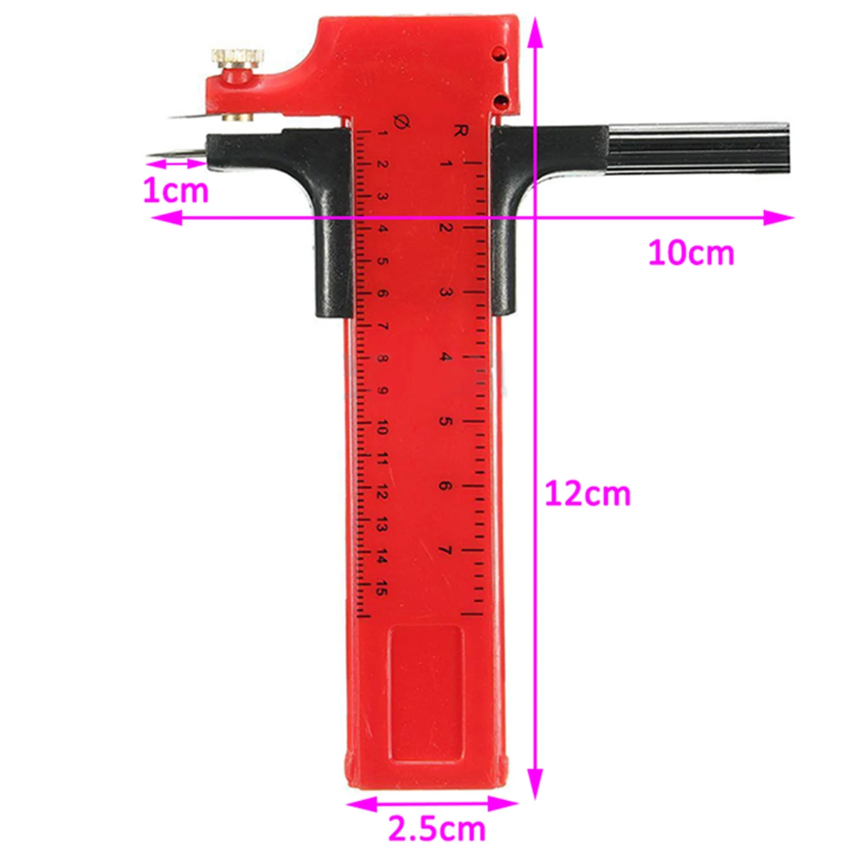 1pc Compasses Circle Cutter For Paper Vinyl Rubber Leather Cutting Tool 10mm-150mm