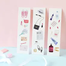 30 шт./кор. студенческие творческие живые закладки маркер Канцтовары подарок реалистичные Kawaii мультфильм закладки для офиса школьные поставки