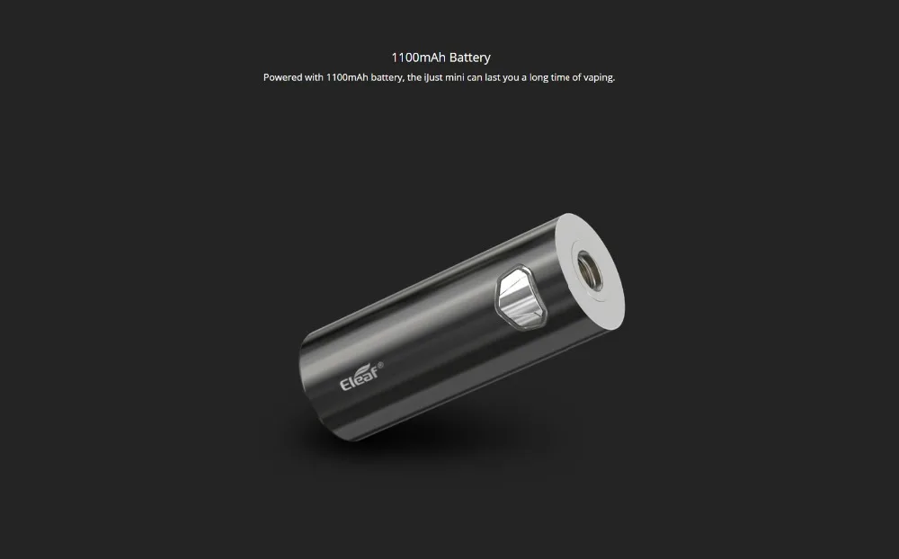 Original Eleaf iJust Mini Mod Battery 1100mAh 25W max E Cigarette Vape Pen Support iJust mini Atomizer Vaporizer 03 (5)