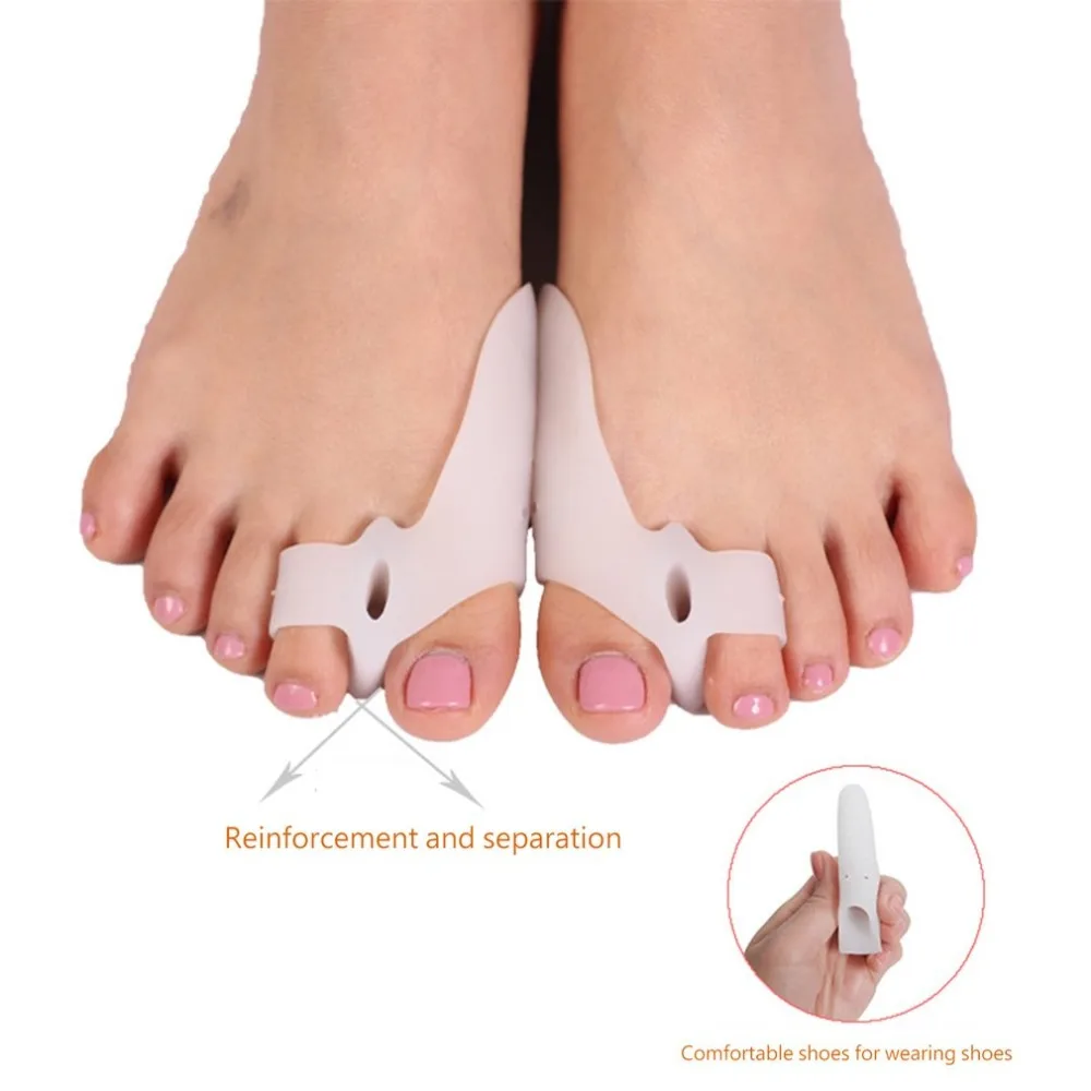 8PCS/SET Hallux Valgus Corrector Alignment Toe Separator Metatarsal Splint Orthotics Pain Relief Foot Care Tool 2018 Selling