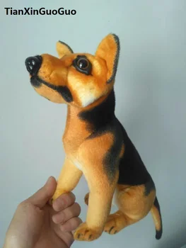 

new arrival 30cm squatting wolfhound dog shepherd plush toy doll birthday gift b1700