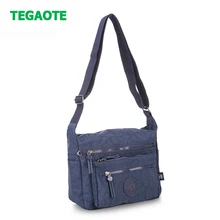 TEGAOTE, нейлоновые женские сумки-мессенджеры, маленький кошелек, сумка на плечо, женские сумки через плечо, дизайнерские сумки, летняя пляжная сумка