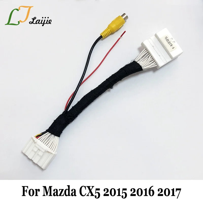 

LJLAIJIEEE Connection Cable For Mazda CX-5 2015 2016 2017 Reversing Camera To OEM Monitor Without Damaging The Car Wiring