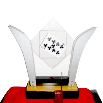 

TV Card Frame Remote control Deluxe card into glass Magic tricks magic props