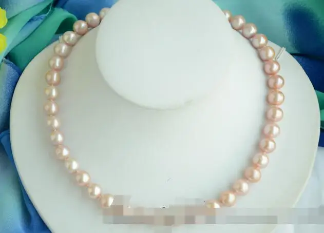 

3337 ROUND LAVENDER PEARL NECKLACE