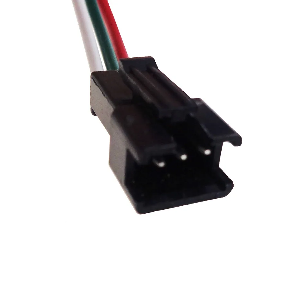 10 пара/лот 3 pin соединители Кабель Женский штекер для WS2812B WS2811 WS2812 RGB светодиодные