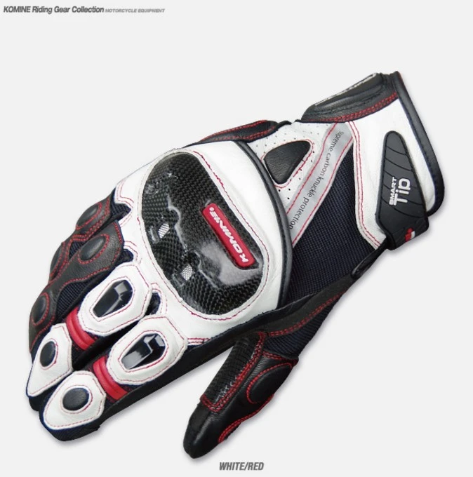 

Motorcycle Carbon Fiber Komine GK-160 riding anti-wrestling Gloves Knight Gloves short-circuit racing gloves
