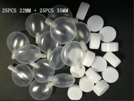 

50pcs Pet Baby Squeakers Rattle Ball Noise Maker Insert Dog Toy 22mm for 25pcs+35mm for 25pcs
