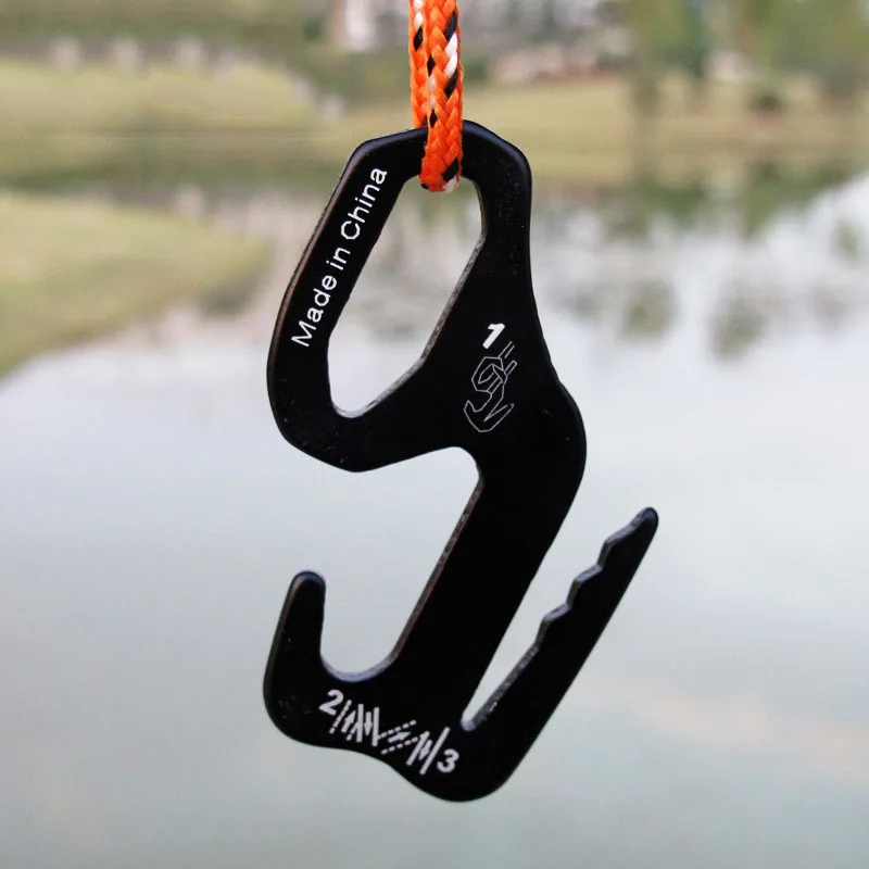 4Pcs Portable Tightener Tie Down Strap Tool Camping Tent Rope Buckle