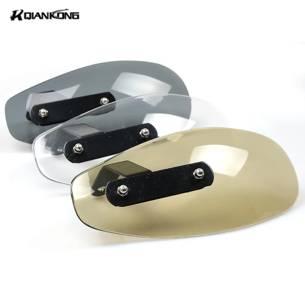 motorcycle wind shield handle hand guards motocross transparent handguards For kawasaki z250sl z300 yamaha r15 r25 r3 2009