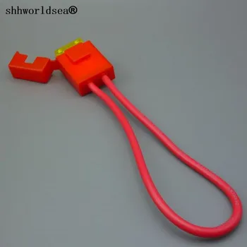 

shhworldsea 10pcs/lot ceramic Auto blade fuse holder and car fuse socket for medium car fuse mini fuse
