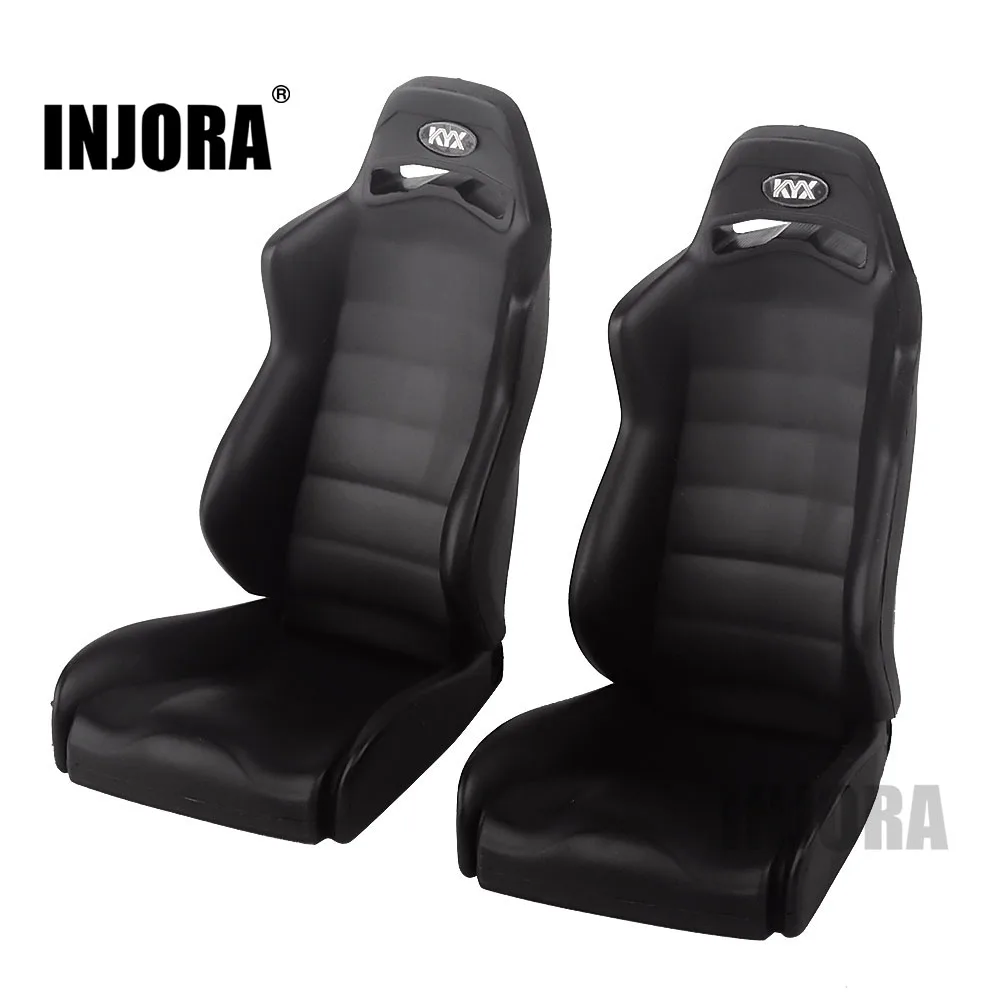 INJORA 2 шт. черный симулятор сиденье и ремень для 1:10 RC Рок Гусеничный осевой SCX10 90046 WRAITH RR10 Traxxas TRX4 D90