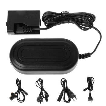 

OOTDTY ACK-E10 AC Power Adapter+DC Coupler For Canon 1300D 1100D 1200D Kiss X50 X70 T3 Cameras AU/UK/EU/AU Plug