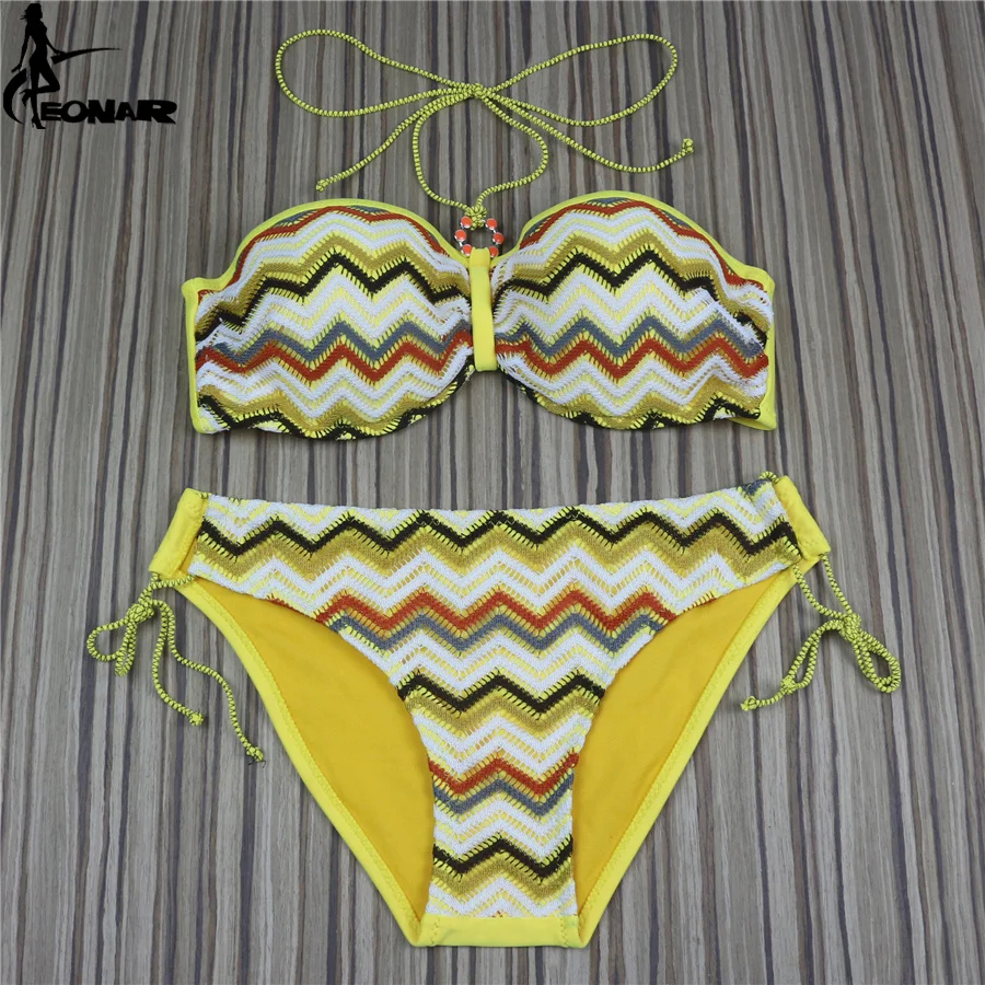 Buy Eonar Handmade Crochet Bikinis Women Swimsuit 2017