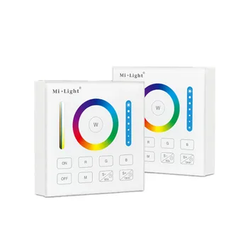 

Original Mi.Light B0 Smart Glass Panel Remote RGBCCT RGB RGBW Controller with Timing Function for 5050 3528 5630 LED Strip Light