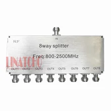 800-2500 МГц GSM 3g сигнальный РЕТРАНСЛЯТОР КАБЕЛЬ антенна n female 8 way Разветвитель питания делитель