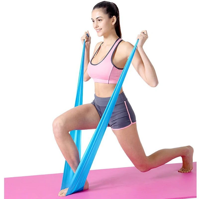 Красочные Эспандеры для йоги, высокие эластичные спортивные латексный ремень, тянущийся ремень, сила бедра, спортивные тренировочные резинки