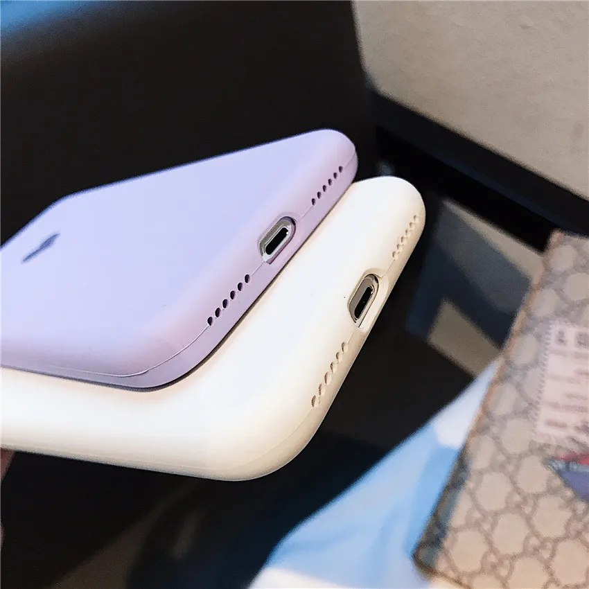 Карамельный цвет для iPhone 7 Чехол Love для iPhone 6 6s 7 8 11 Pro Plus X XS XR Xs Max силиконовый чехол для телефона мягкий ТПУ задняя крышка