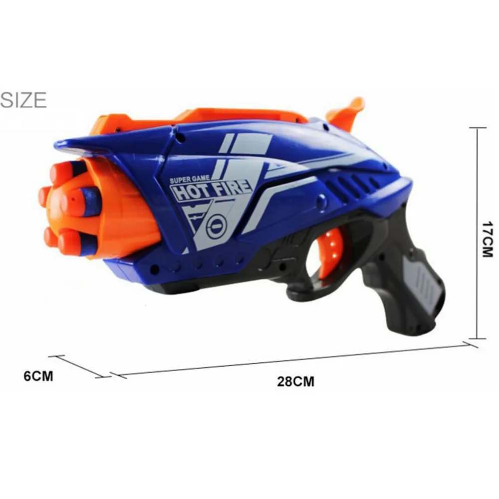 Пластиковый игрушечный пистолет для NERF Elite Blaster с 20 шт мягкими эва присосками пули детское ружье игрушка для мальчиков