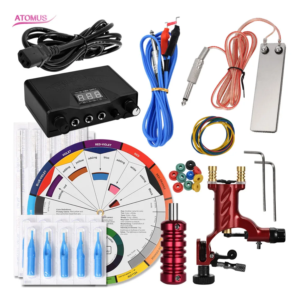 

Rotary Tattoo Machine Permanent Makeup Maquina Professional Tatto Tatuagem Tattoo Gun Kit Professional Rotary Maquina Beginner