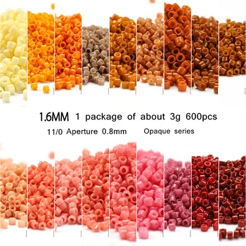 

Seed beads 1.6mm 600pcs/lot colors DIY handmade round spacer premium jewelry making Wholesale,Japan Lampwork little glass beads