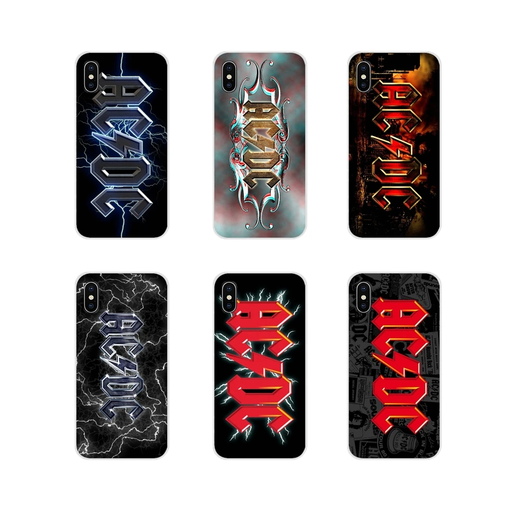 

For Xiaomi Redmi Note 6A MI8 Pro S2 A2 Lite Se MIx 1 Max 2 3 For Oneplus 3 6T Silicone Phone Cases AC DC ACDC Poster Heavy Metal