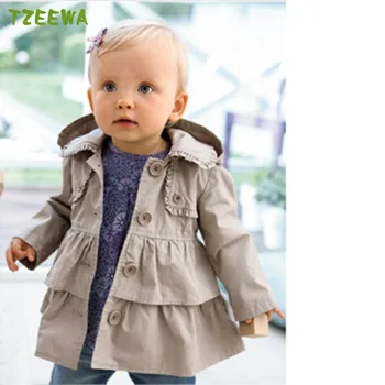 

Windbreaker Baby Girls Jacket And Coat Spring Autumn Roupas Infantis Hoodie Casual Baby Girls Outerwear Coat Infantil Menina