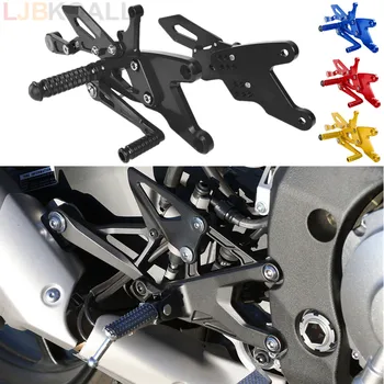

LJBKOALL YZF-R1 Motorcycle CNC Aluminum Adjustable Rearsets Rear Sets Foot Pegs For YAMAHA YZF R1 2015 2016 2017