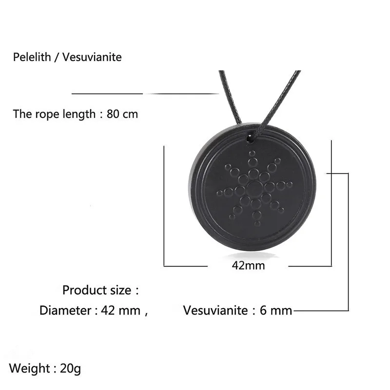 Трендовое женское и мужское квантовое черное ожерелье с кулоном s скалярная Orgon энергия neg ионы с защитой от ЭМП лот только ожерелье из вулканического камня