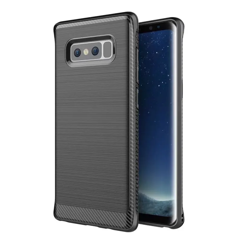 Rubber Silicone TPU Soft Shockproof Matte Surface Back Cover Case for Samsung Galaxy S8 Plus Note 8 |