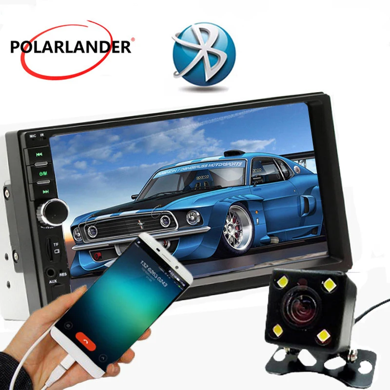 7 Inch Mirror Link Autoradio FM Bluetooth Automagnitol LCD Touch Screen