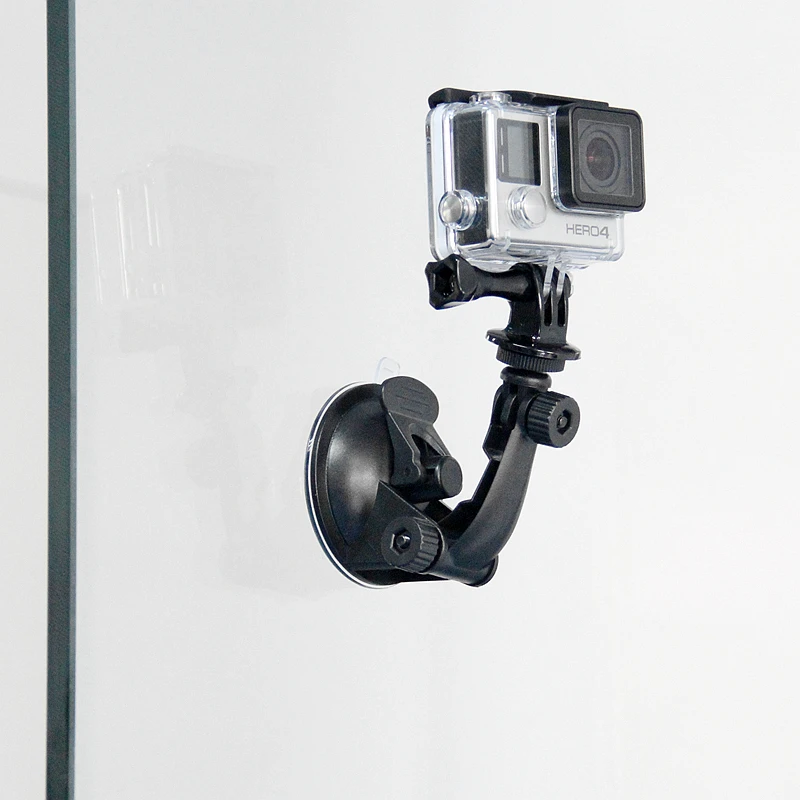 Крепление на присоске лобовое стекло SnowHu 7 см для Gopro Hero 9 8 6 Yi 4K с адаптером штатива