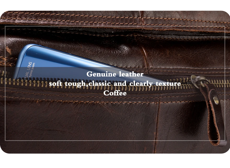 Messenger Bag Men's Genuine Leather Casual Crossbody Bags for Men Shoulder Bag Men Bags Business Leather Man Handbags 8508 (6)