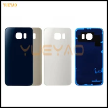 S6 G920 задняя крышка для samsung Galaxy S6 G920F задняя крышка батарейного отсека задняя крышка корпуса чехол для samsung S6 G920 Крышка батарейного отсека