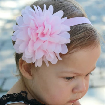 

10PCS/Set Baby Girl Elastic Hairband Chiffon Flower Newborn Baby Girl Headbands Baby Hair Band For Kids Baby Hair Accessories