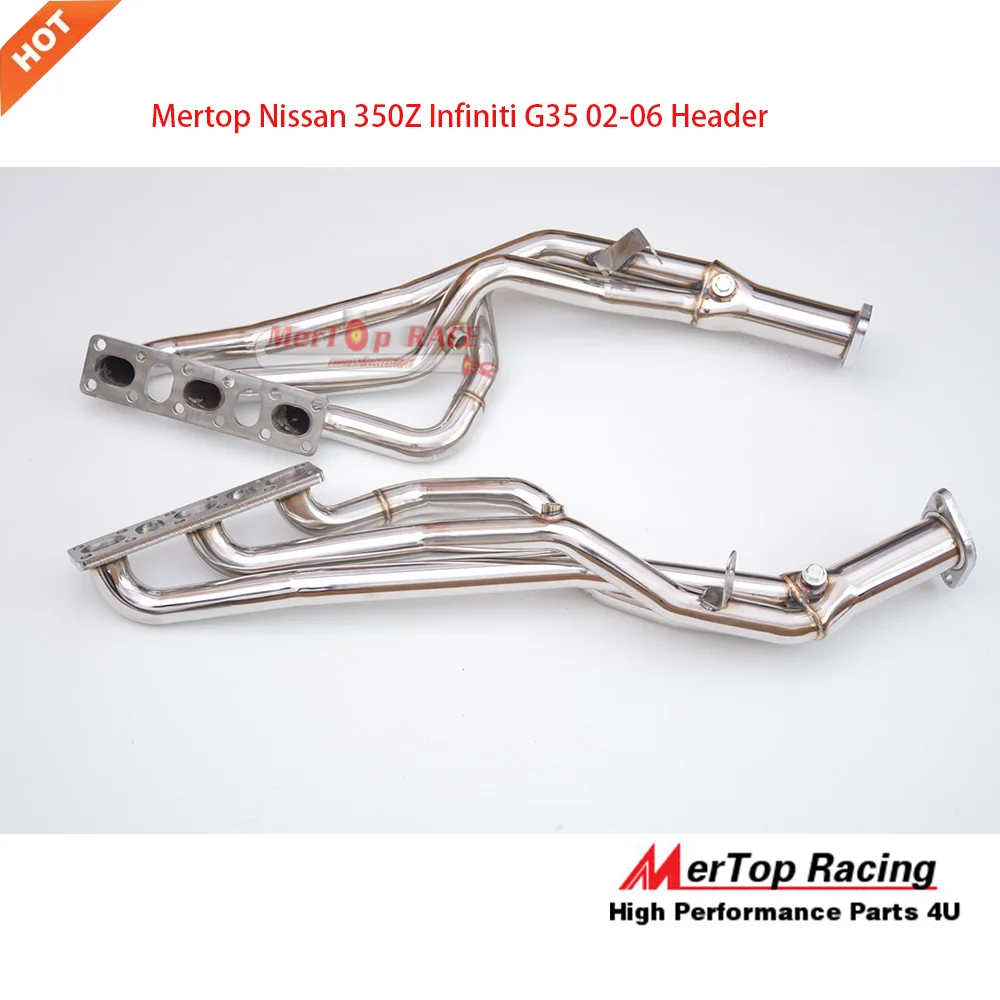 Header G35 Y-Pipe FOR 2003 2004 2005 2006 2007 2008 2009 Nissan 350z VQ35de V6